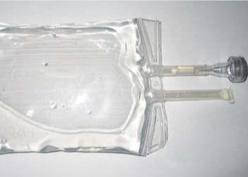 グラビア印刷の印刷は0.05mmポリ塩化ビニールの注入袋を薄板にしました